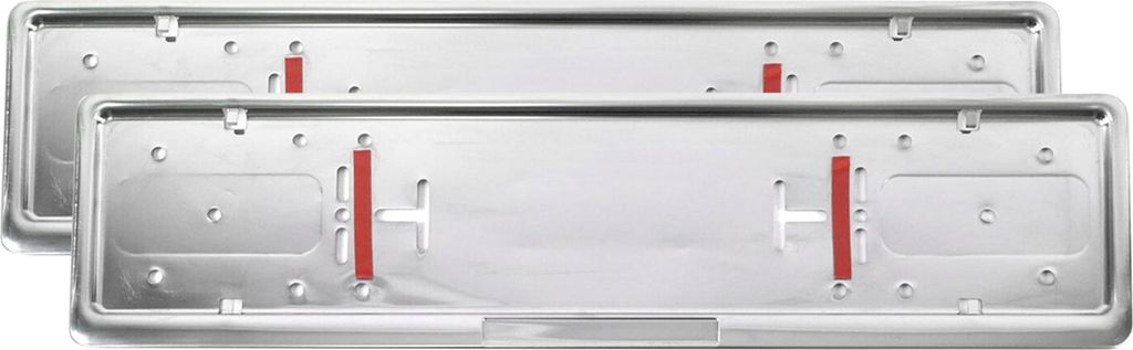 Kennzeichenhalter Nummernschildhalter Universal Chrom Image du produit 