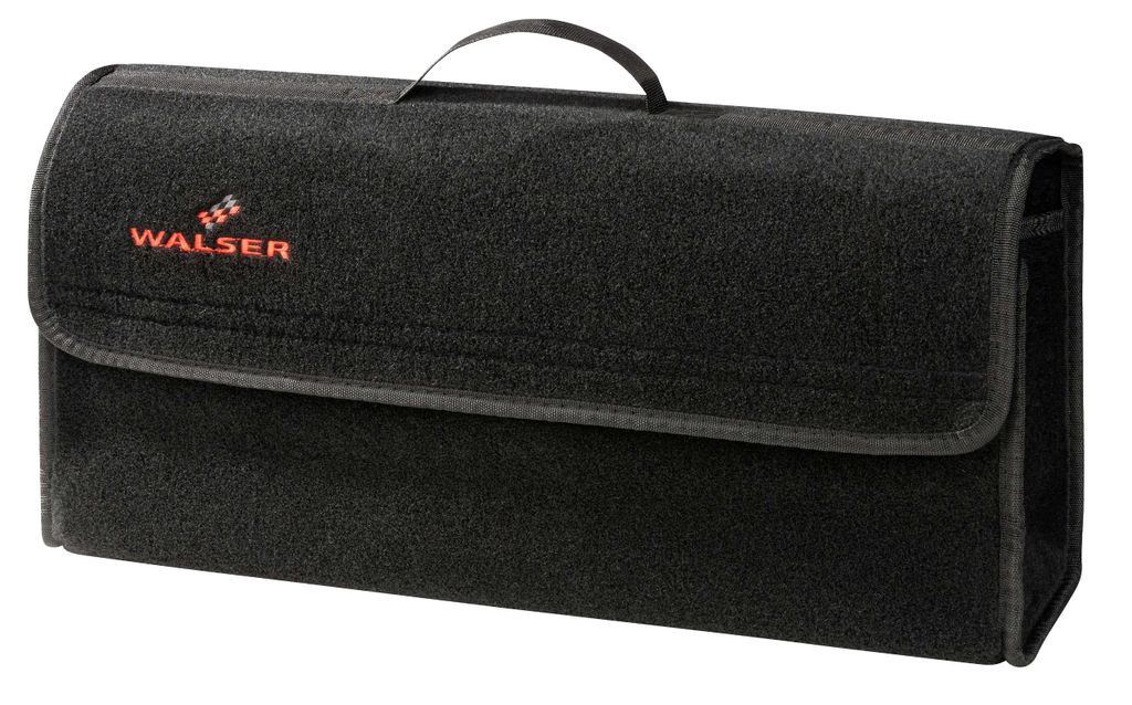 große Filz Kofferraum Tasche Werkzeugtasche GRAU mit Klett 48 x 15,5