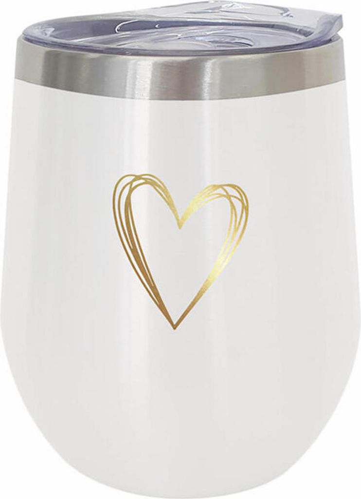 PPD Pure Heart gold Thermo Mug, Thermobecher, Coffee To Go, Isobecher, Iso Becher, 350 ml, 180501916
