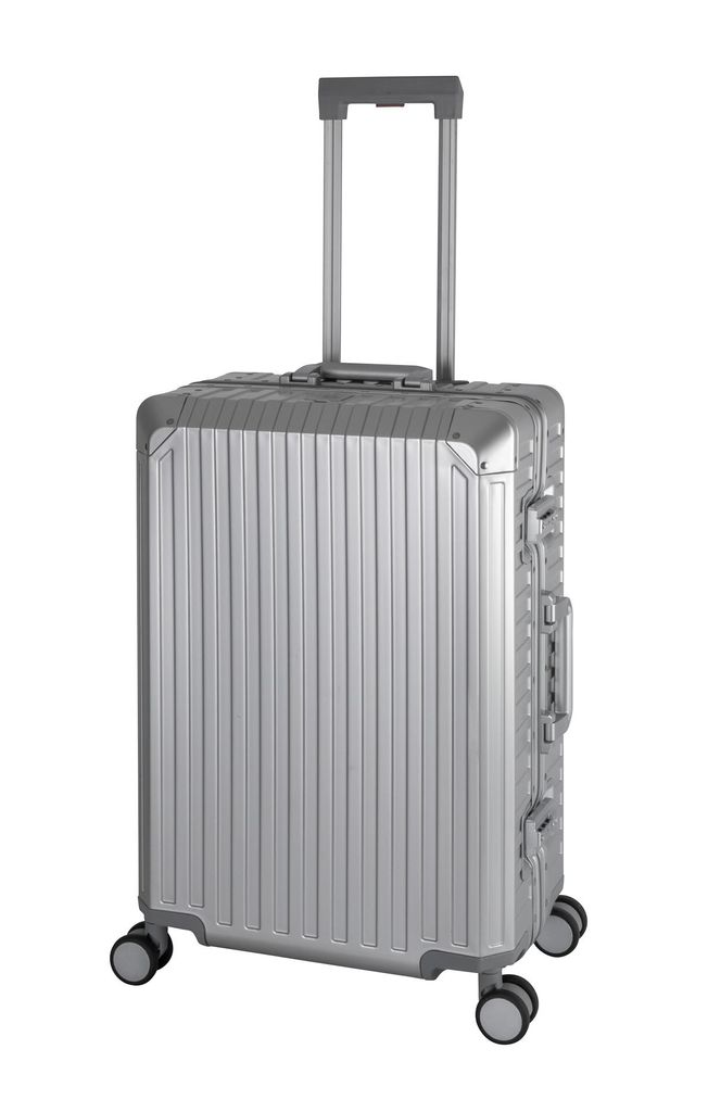 TRAVELHOUSE Aluminium Koffer Tokyo 66l silber H 65 x B 42 x T 24,5 cm Reisekoffer