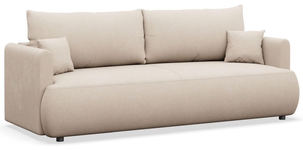 Selsey Ovo Mini – 3-Sitzer Schlafsofa mit Bettkasten, Produktbild 