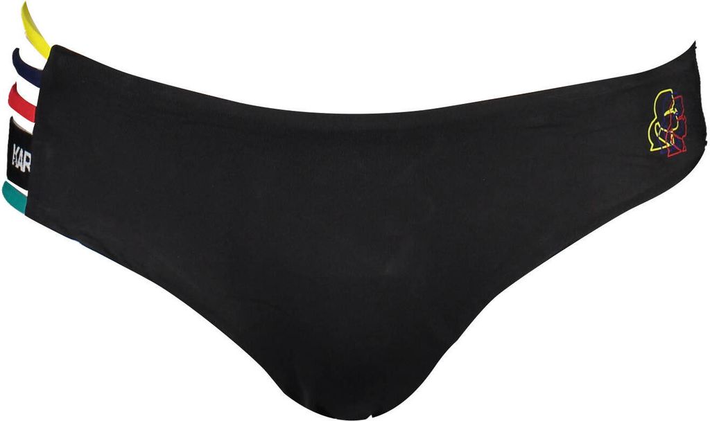 Karl Lagerfeld Beachwear Damen BADESHORTS Schwarz KL20WBT09_1815AF8_NEROONLYON : Größe - S Größe: S