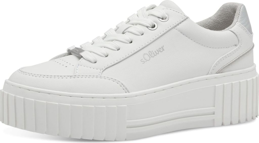 Sneakersy s.Oliver 5-23662-42 Écru | .pl