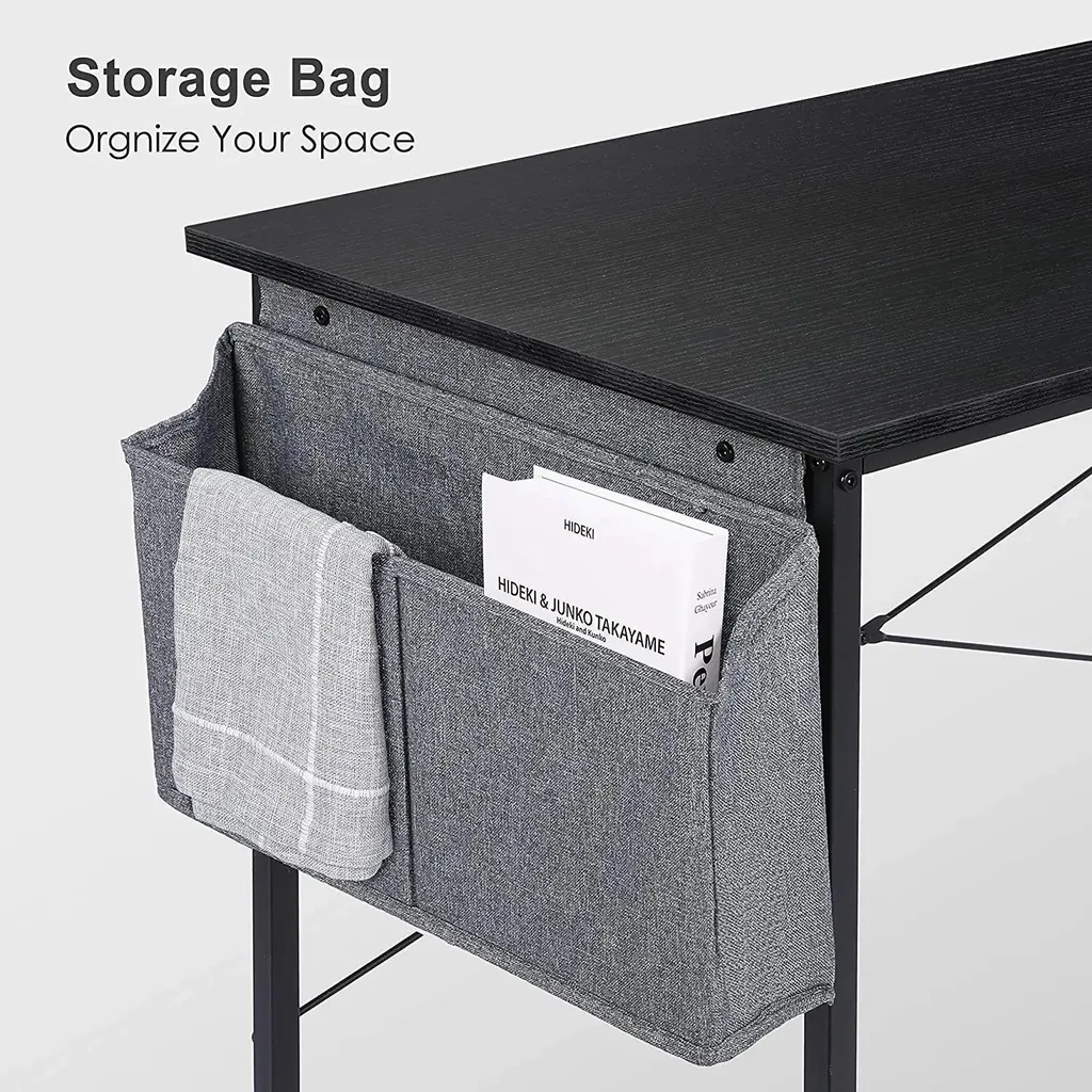 Petit bureau d'angle 120x60 cm pliable pour studio et espace restreint - 4