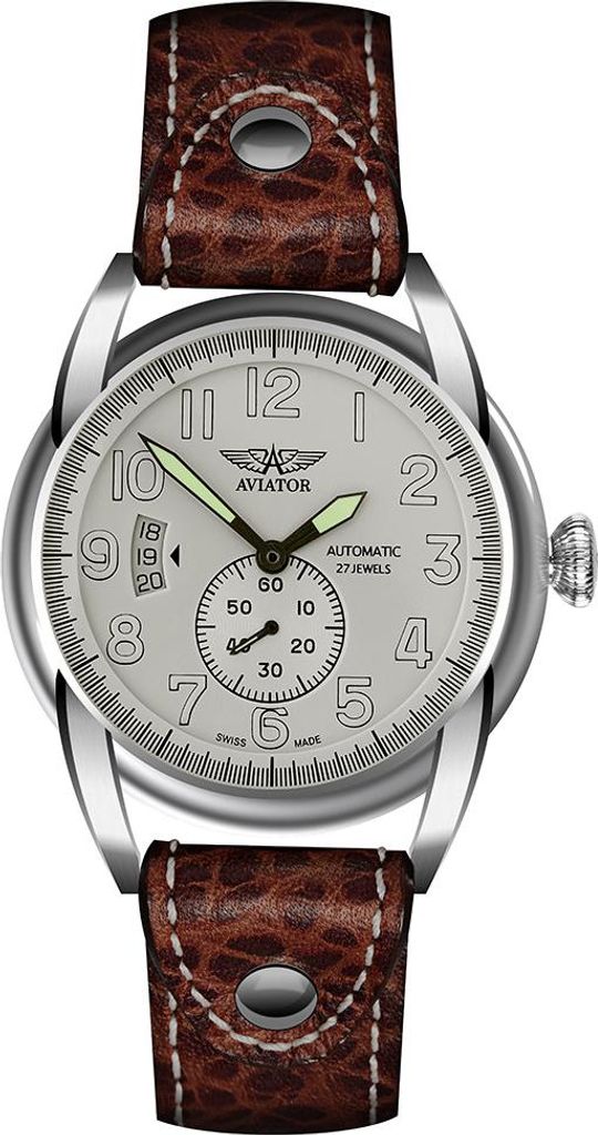 Aviator Herrenuhr V.3.07.0.019.4 braun Produktbild 