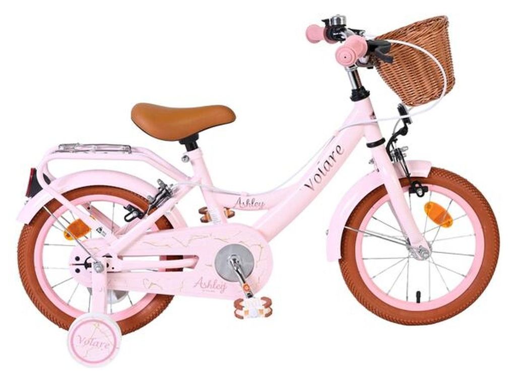 Detský bicykel Volare Ashley - Dievča - 14 palcov - Ružový Obrázok produktu 