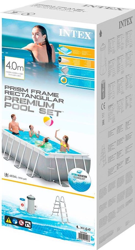 Intex Swimmingpool-Set Prism Frame Rechteckig 400 x 200 x Produktbild 28