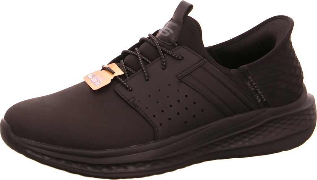 Skechers scarpa slip-on confortevole in nero, taglia 42 Immagine del prodotto 