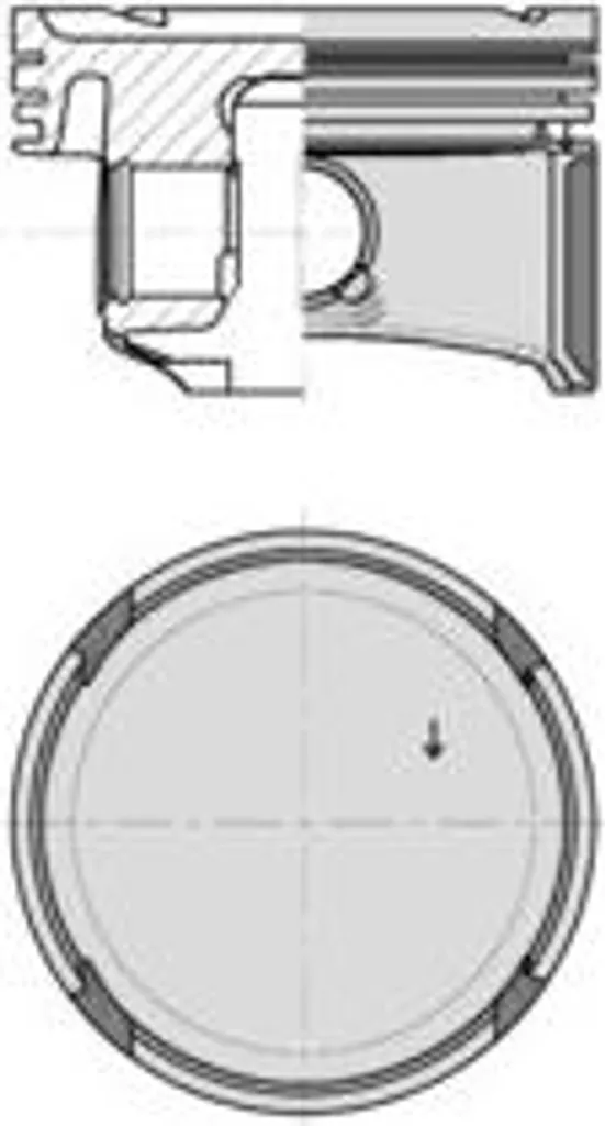 Piston KOLBENSCHMIDT 40795610 pour Moteur Diesel Haute Performance