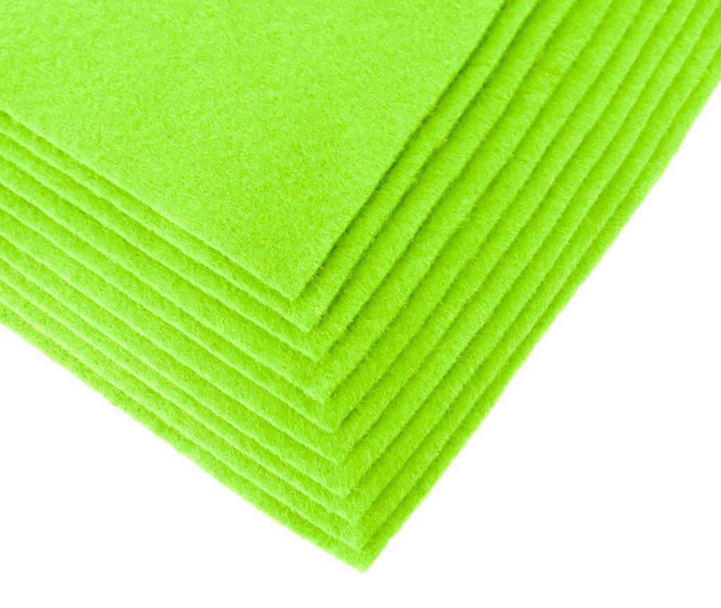Bastelfilz Bögen 10er-Pack flex Filz A4, Stärke 1,5-2mm, Filzplatte, 50 Farben