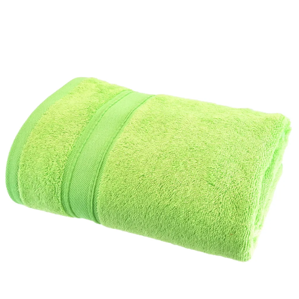 Asciugamano Bambù 70x140 cm Verde Chiaro | Antibatterico per Famiglie