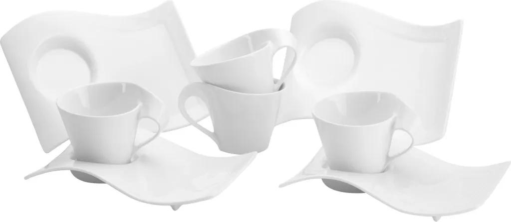 Set Cappuccino Villeroy & Boch New Wave Caffé 8 Pezzi - Offerta Casa