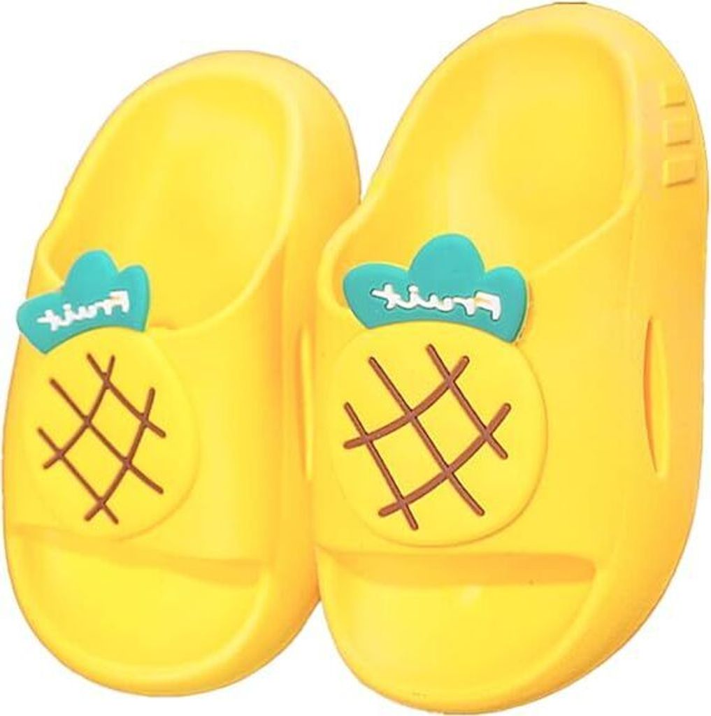Kinder Süße Cartoon Obst Pantoletten - Offene Sandalen mit Dicker Sohle, Ideal für Strand, Pool und als Geschenk, 35/36(220mm)