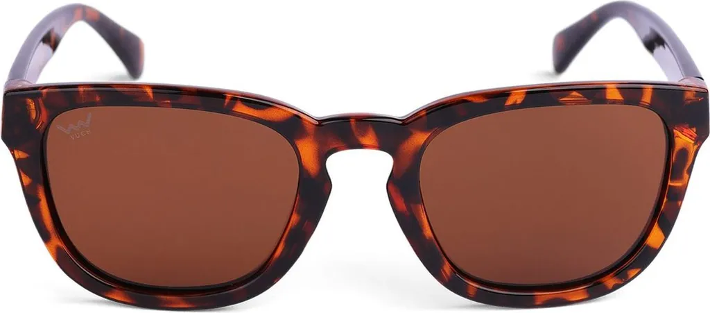 Vuch Elea Design: Occhiali da Sole Ovali Polarizzati Marroni Donna