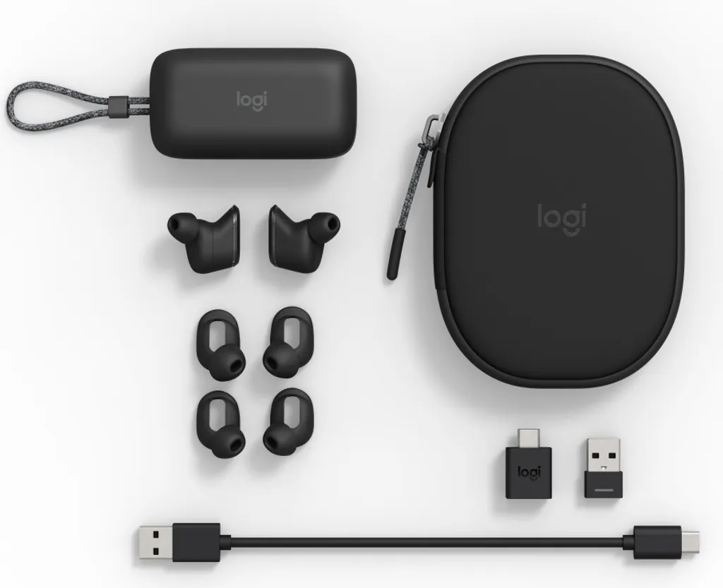 Casque Logitech Zone True Wireless pour Visioconférence et Télétravail - 10