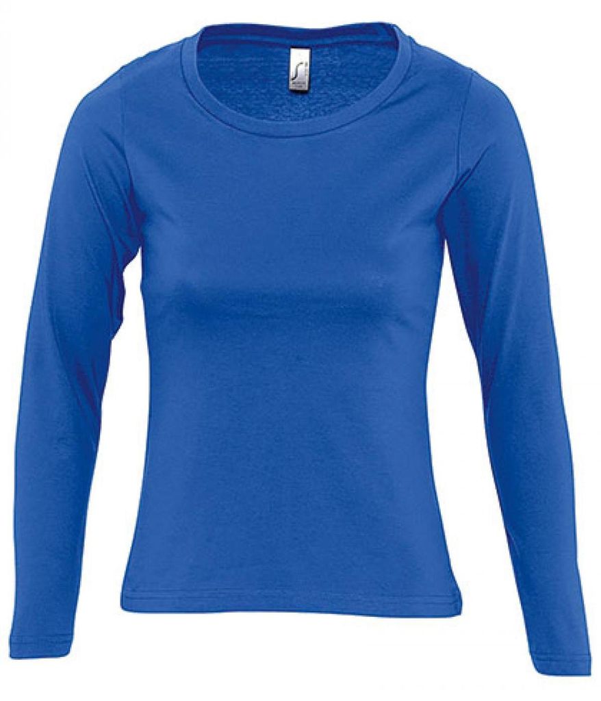 SOLs 11425 | Womens Long Sleeves-T Majestic Damen T-Shirt - Farbe: Royal Blue - Größe: XXL