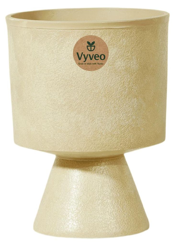 Vyveo - Vaso da fiori Monolith - Beige (stile retrò) - Immagine del prodotto 