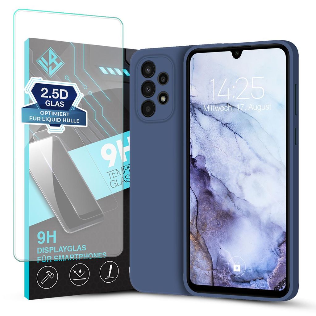 Hülle für Samsung Galaxy A72 mit 9H Displayglas Produktbild 