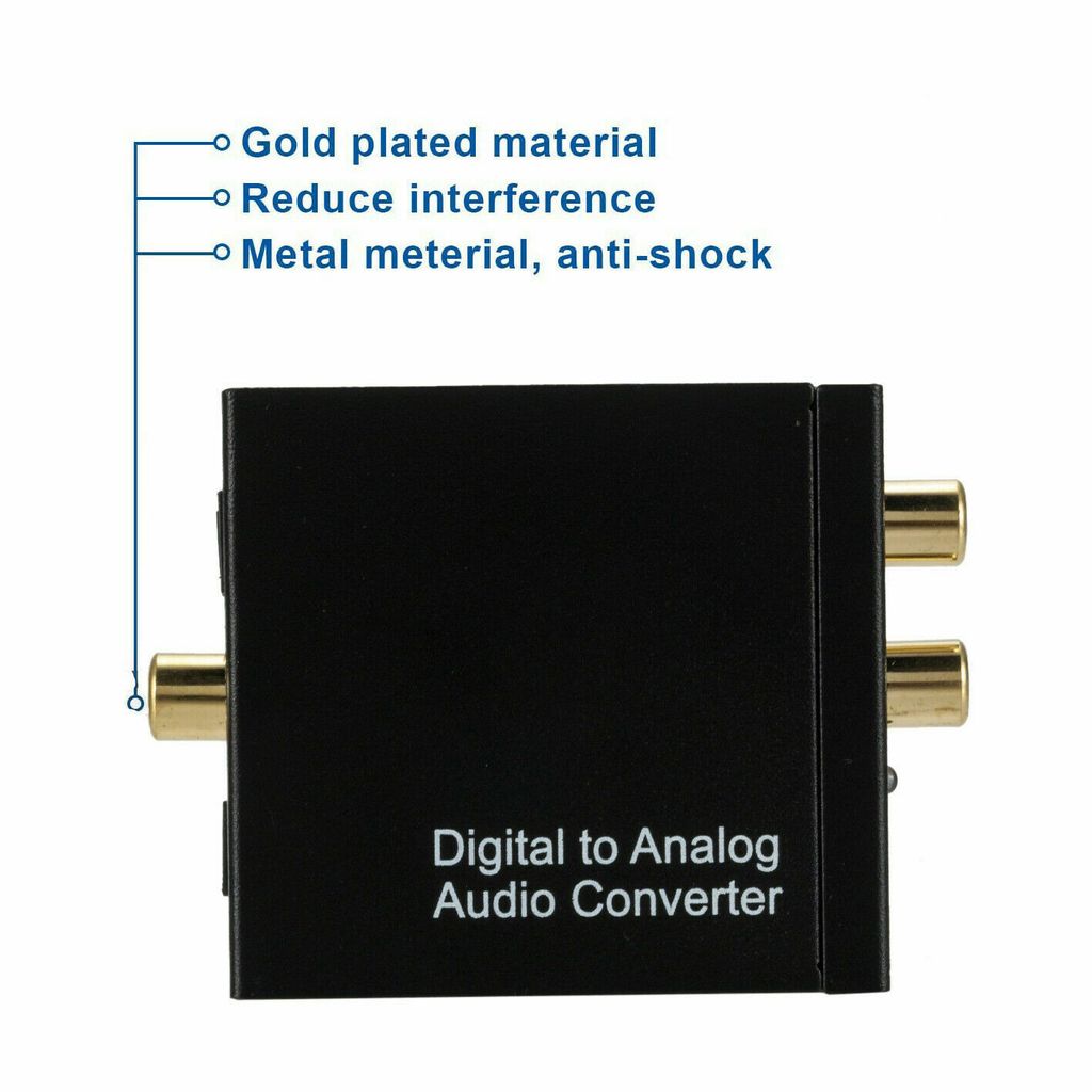 Digital Zu Analog Audio Konverter Wandler Optisch Toslink Produktbild 7