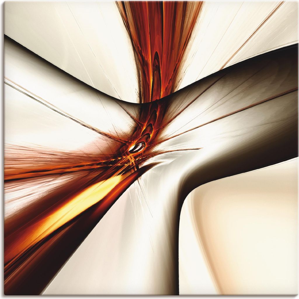 ARTland Leinwandbild Abstrakt modern Größe: 40x40 cm