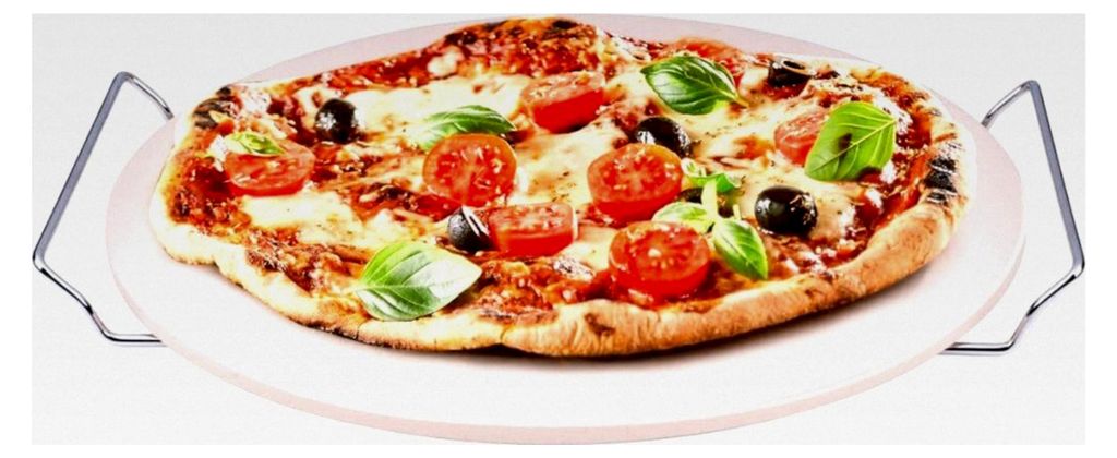 Backstein – Für Pizza, Brot, Toast und mehr – knusprig – ø 33 cm