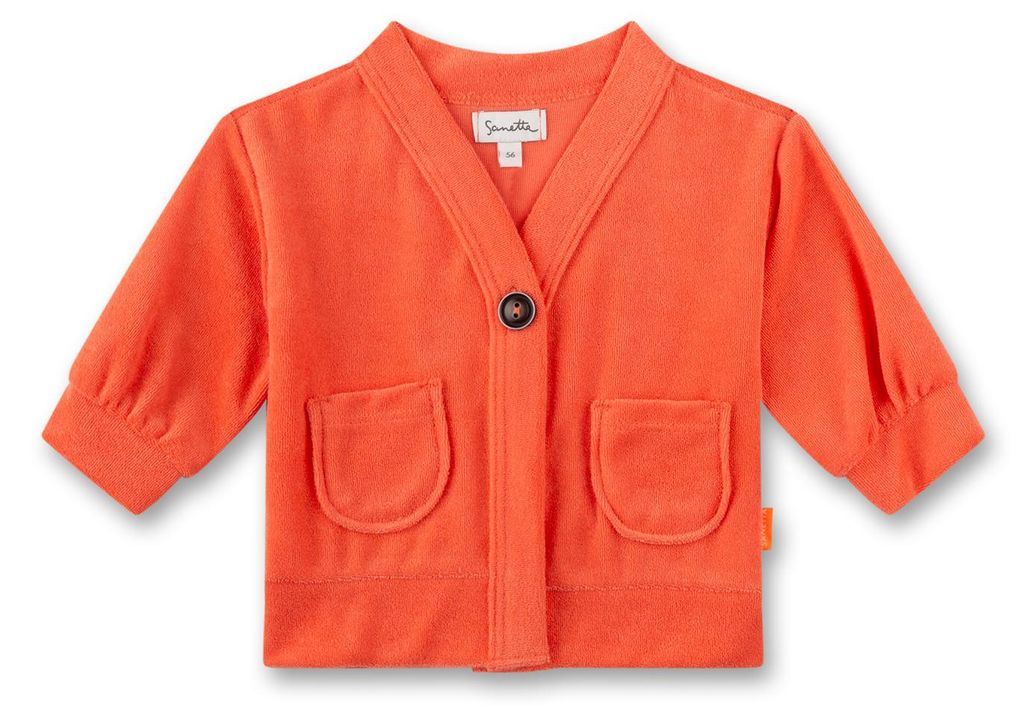Sanetta Pure Mädchen-Jacke rot aus Frottee 128