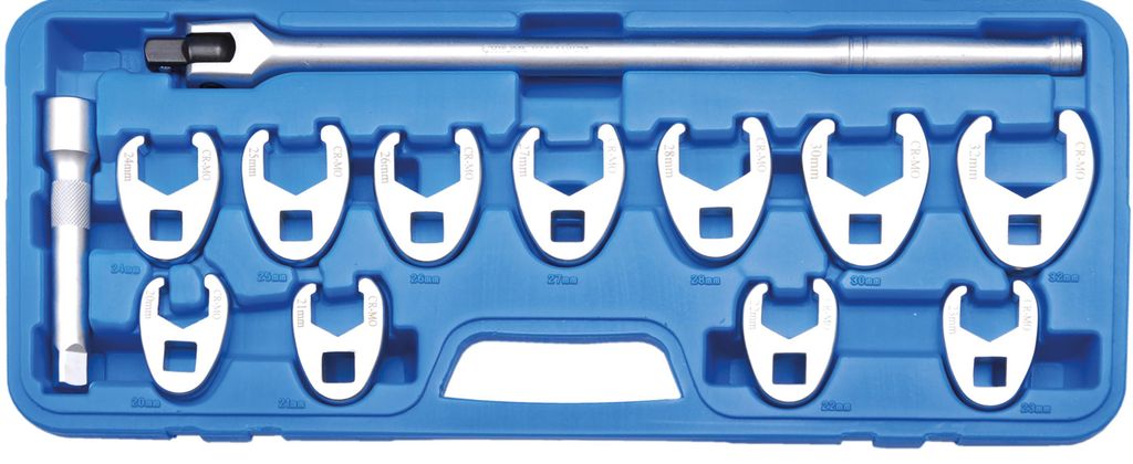 BGS 1757 Hahnenfuß-Schlüsselsatz 12,5 (1/2), 20-32 mm, 13-tlg.