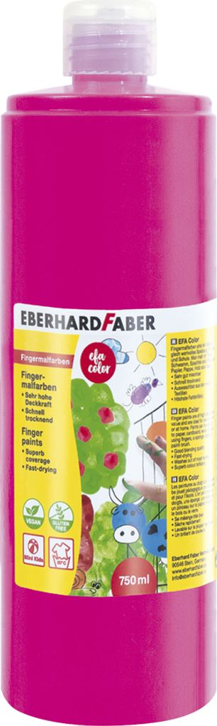 EBERHARD FABER Fingerfarbe EFA Color magenta hell 750 ml