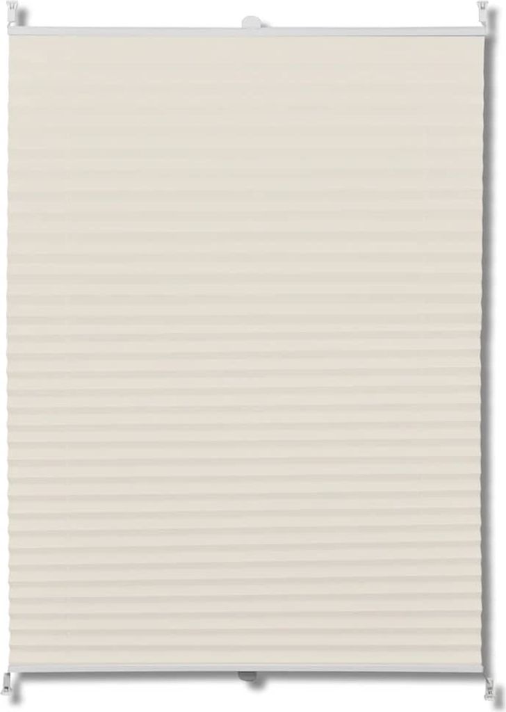vidaXL Plissee Rollo Jalousie Plisseerollo 90x150cm Creme