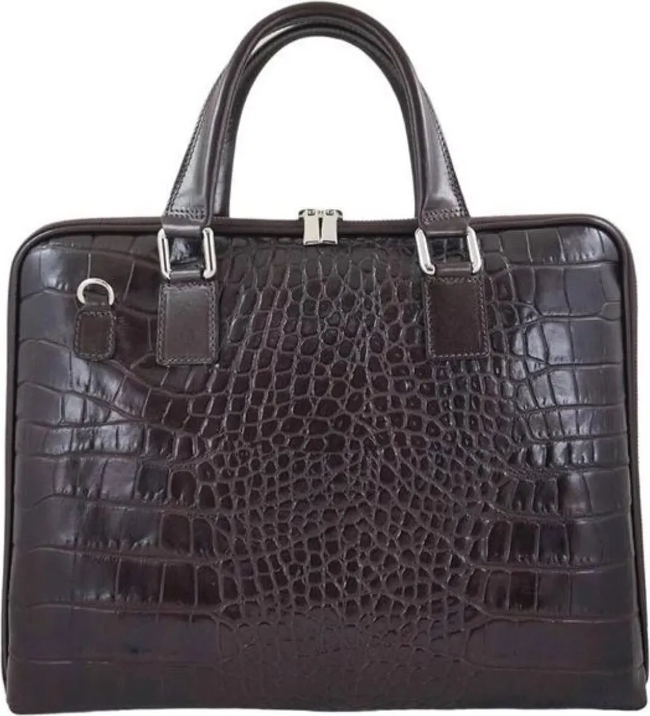 Borsa Barberini's 11811167676: Vera Pelle Artigianale per Laptop A4