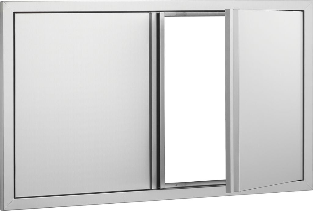 SucceBuy Porte d'accès au barbecue, 914 x 534 mm, double Image du produit 