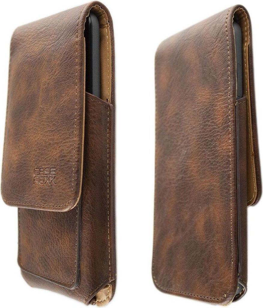 caseroxx Klappetui Doro 8100 / 8110 / 8200 / 8210 / 8220 Schutz-Holster in braun