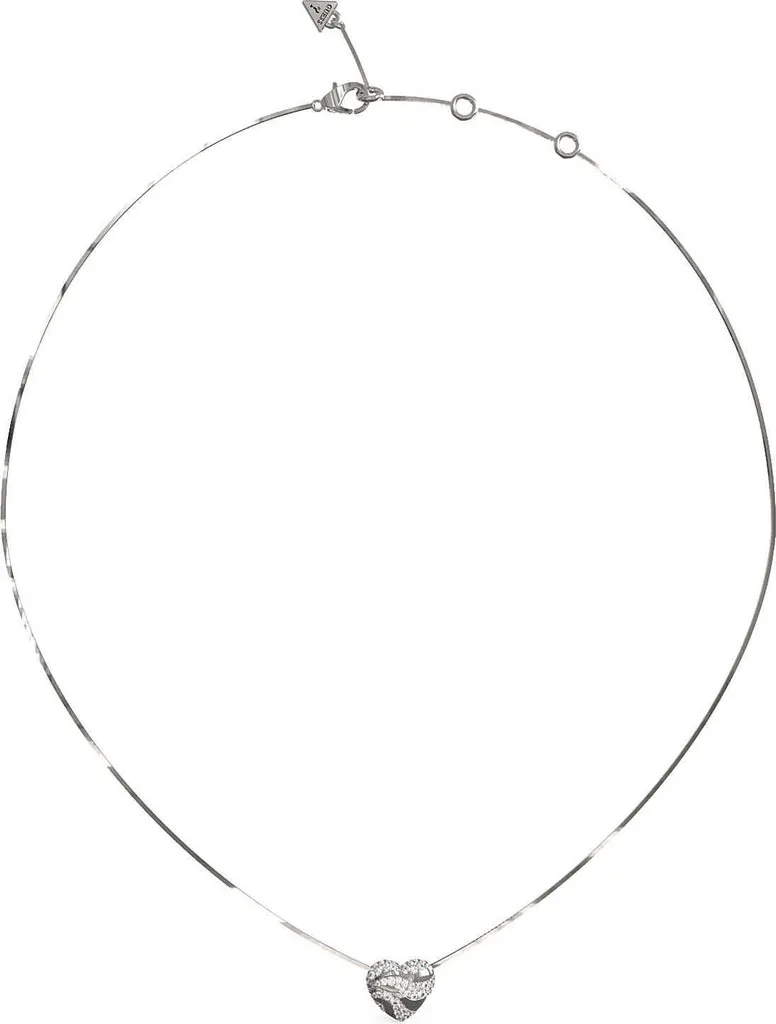 Collana Guess In My Heart JUBN04501JWRHTU Silver Heart Necklace