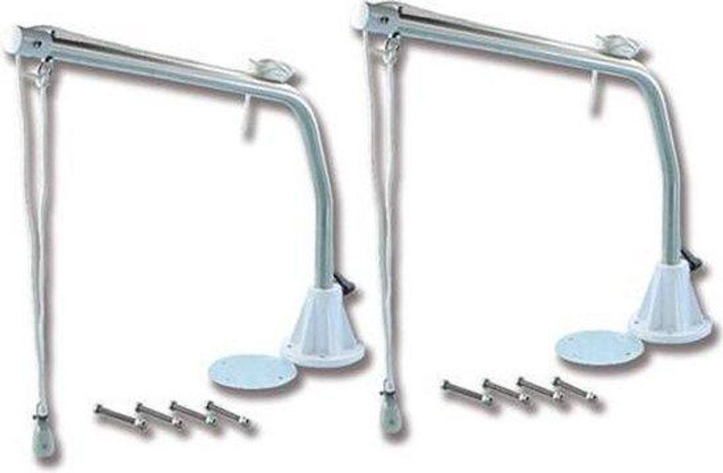 Drehsatz aus Edelstahl Davits 150 KG