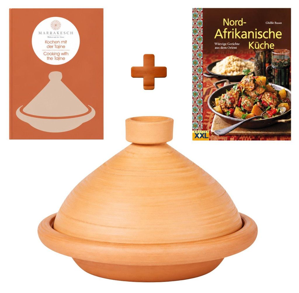 2er Set ORIGINAL Tajine Tuareg Ø 36 cm + Nord-Afrikanische Productafbeelding 