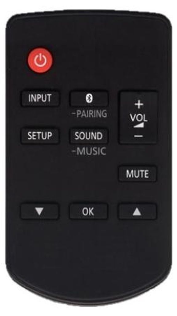 Ersatz Fernbedienung für Panasonic SC-HTB690 | SC-HTB880 | SC-HTE180