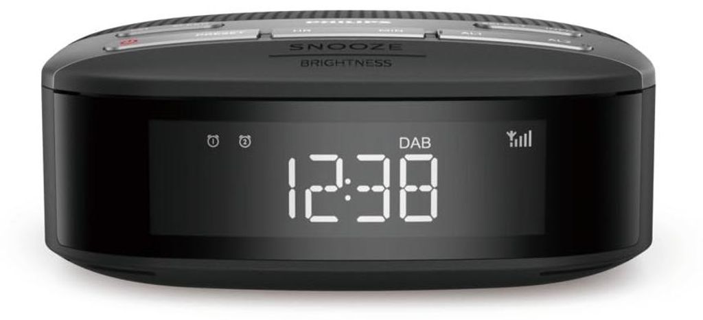 Philips TAR3505/12, Uhr, Digital, DAB, DAB+, FM, LCD, Weiß, Produktbild 
