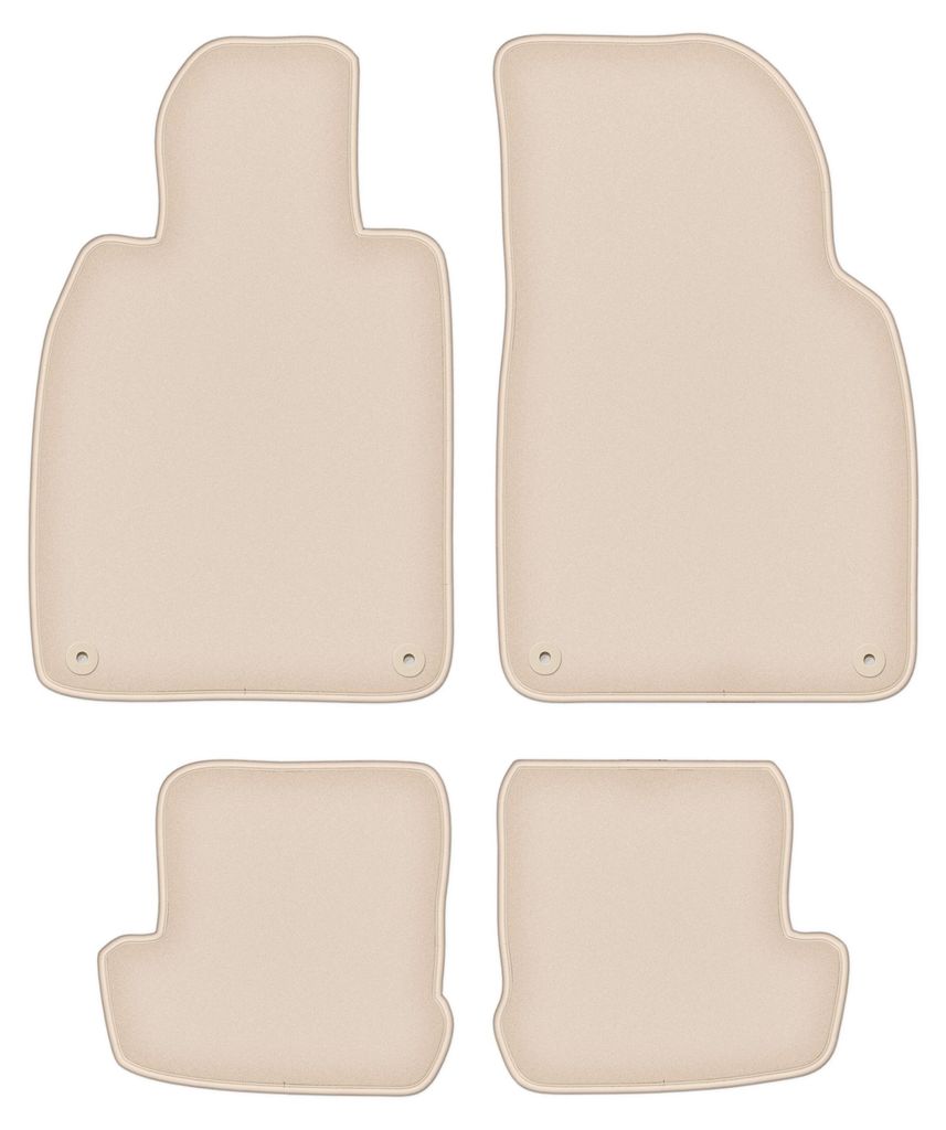 DURBAN Beige Velours-Fußmatten-Set für Porsche 911 (typ Produktbild 