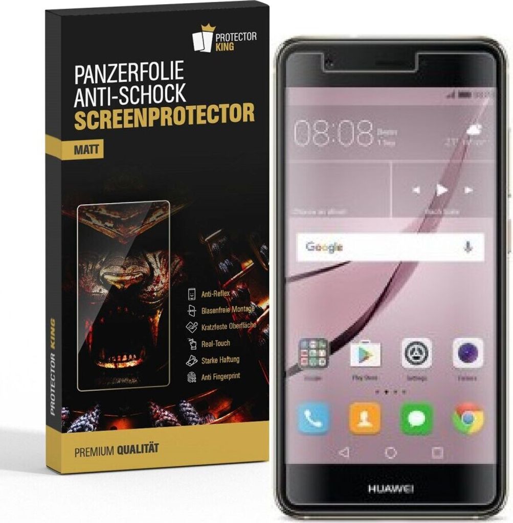 6x Panzerfolie für Huawei Nova ANTI-SCHOCK Displayschutzfolie Displayfolie MATT