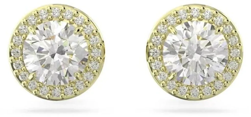 Boucles d'oreilles plaquées or Essential LJ2511 avec zircones brillants