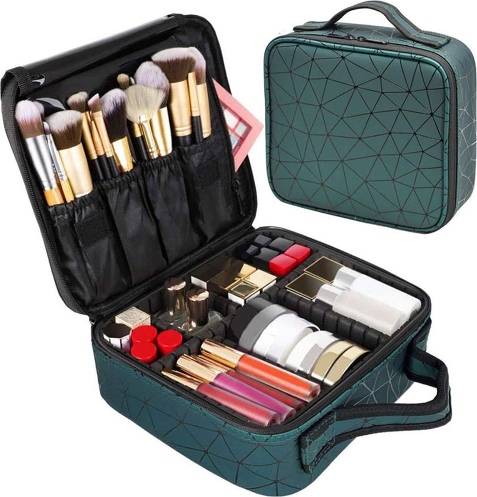 Kulturbeutel, Kulturbeutel, Kosmetiktasche, Kosmetiktasche, Schminktasche, Make-up-Tasche, Reisetasche, mit Fächern, für Damen & Herren