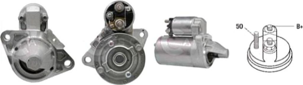 CASCO CST45102AS Starter Anlasser 0,70kW für NISSAN ALMERA II Hatchback (N16) 12V