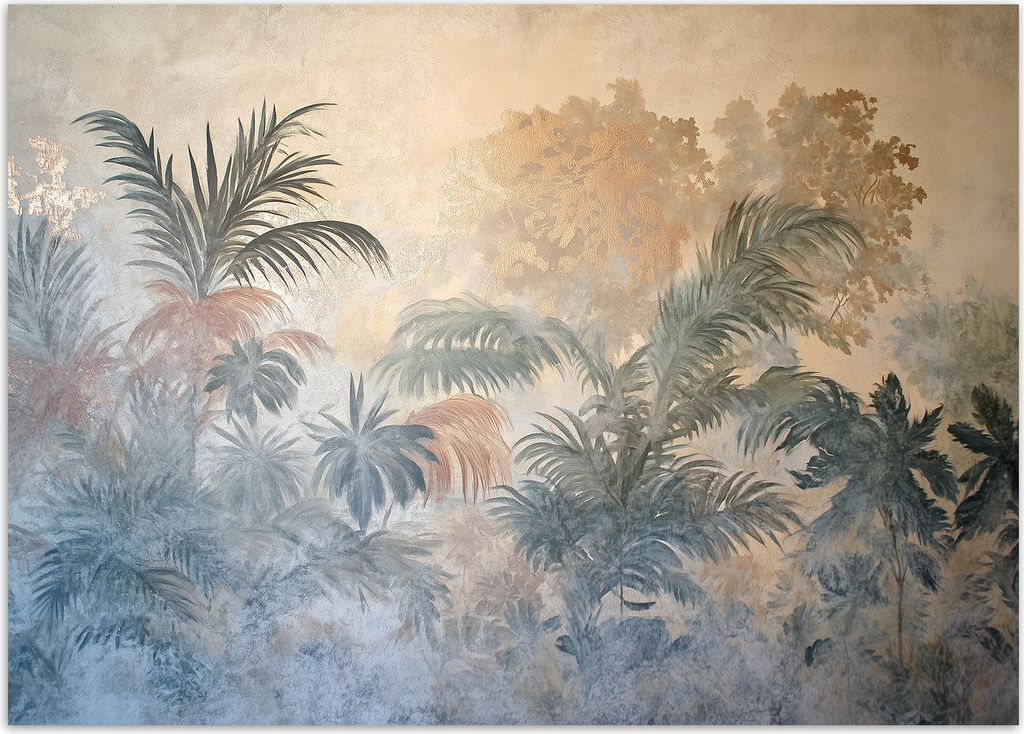 Vlies fototapete Pflanzen natur 350x245 cm Feeby Beige inkl. Kleber einfache Montage