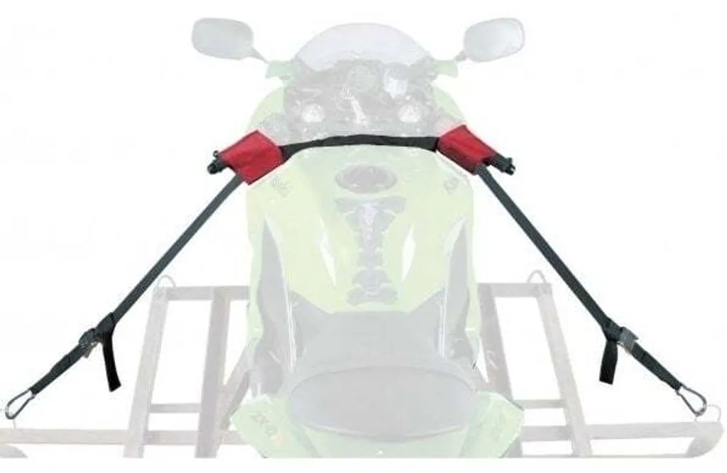 Oxford Supa-Wonderbar Sangle de Serrage Moto Grise - Taille Unique