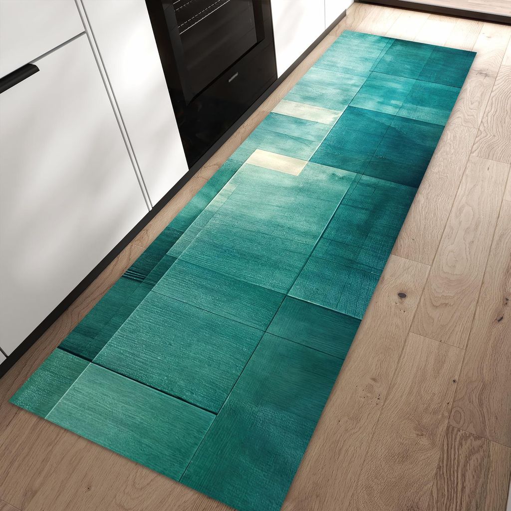 Küchenteppich 80x250cm rutschfest & abwischbar PVC Läufer - Abstrakter Hintergrund