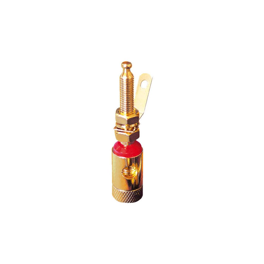 Dynavox Banana Plug Female - Gebaut -In - Vergoldet - Rot - Pro 1 Stück (En)
