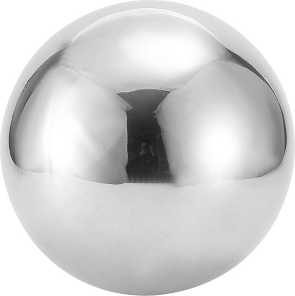 6 Stück Edelstahl-Dekokugeln, Metall-Hohlkugeln, glatte Spiegelkugel für die Dekoration im Haus und Garten