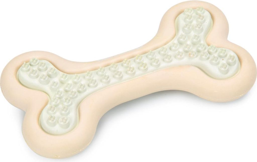 Beeztees Puppy Gummispielzeug Dental Bone pink
