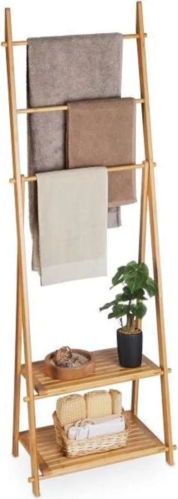 Porta asciugamani bambù 3 barre