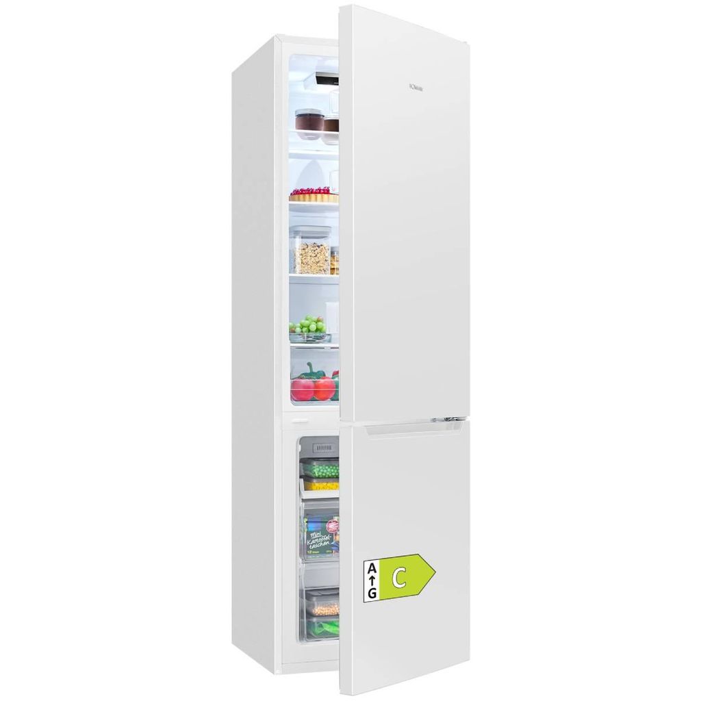 Bomann Kühlschrank mit Gefrierfach | | 176cm | LowFrost | Inverter Kompressor | Kühl Gefrierkombination | KG 7369 weiß